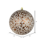 Load image into Gallery viewer, Mocha --- Drilled Crackle Finish Ball Ornament -- Various Sizes by Vickerman®
