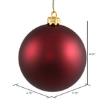Load image into Gallery viewer, Wine --- Matte Finish - Ball Ornament -- Various Sizes by Vickerman®
