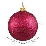 Load image into Gallery viewer, Wine --- Sequin Finish - Ball Ornament -- Various Sizes by Vickerman®
