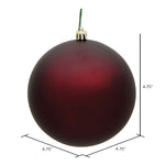 Load image into Gallery viewer, Burgundy --- Matte Finish - Ball Ornament -- Various Sizes by Vickerman®
