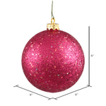 Load image into Gallery viewer, Wine --- Sequin Finish - Ball Ornament -- Various Sizes by Vickerman®
