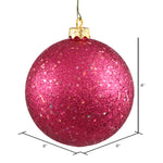 Load image into Gallery viewer, Wine --- Sequin Finish - Ball Ornament -- Various Sizes by Vickerman®
