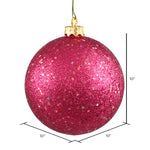 Load image into Gallery viewer, Wine --- Sequin Finish - Ball Ornament -- Various Sizes by Vickerman®
