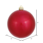 Load image into Gallery viewer, Wine --- Candy Finish - Ball Ornament -- Various Sizes by Vickerman®
