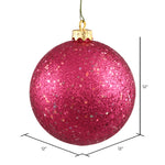 Load image into Gallery viewer, Wine --- Sequin Finish - Ball Ornament -- Various Sizes by Vickerman®
