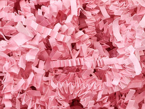 Crinkle Cut Paper --- 8 oz Bag --- Pink Color