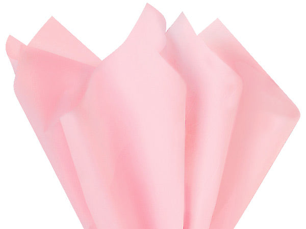 Tissue Paper Pack --- 24 sheets --- 20 in x 30 in --- Light Pink Color