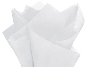 Tissue Paper Pack --- 24 sheets --- 20 in x 30 in --- White Color