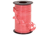 Load image into Gallery viewer, Curling Ribbon --- 3/8 in x 250 yards --- Gingham - White &amp; Red Color
