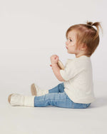 Load image into Gallery viewer, Baby Fine Jersey T-shirt - 100% Cotton - Natural Heather
