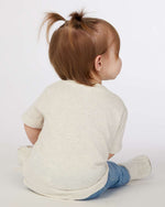 Load image into Gallery viewer, Baby Fine Jersey T-shirt - 100% Cotton - Natural Heather
