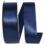 Load image into Gallery viewer, Double Face Satin Ribbon -- Navy Color --- Various Sizes
