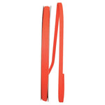 Load image into Gallery viewer, Grosgrain Texture Ribbon -- Neon Orange Color --- Various Sizes
