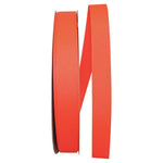Load image into Gallery viewer, Grosgrain Texture Ribbon -- Neon Orange Color --- Various Sizes
