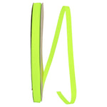 Load image into Gallery viewer, Grosgrain Texture Ribbon -- Neon Yellow Color --- Various Sizes
