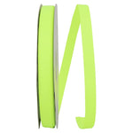 Load image into Gallery viewer, Grosgrain Texture Ribbon -- Neon Yellow Color --- Various Sizes

