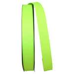 Load image into Gallery viewer, Grosgrain Texture Ribbon -- Neon Yellow Color --- Various Sizes
