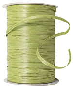 Load image into Gallery viewer, Premium - Matte Finish Raffia Ribbon --- 1/4in x 100 yards --- Olive Color
