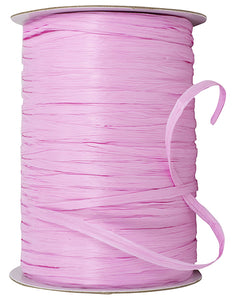 Premium - Matte Finish Raffia Ribbon --- 1/4in x 100 yards --- Orchid Color