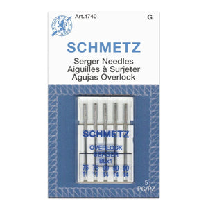 Serger / Overlock -- Machine Needles (BLx1), Assorted Sizes by Schmetz®