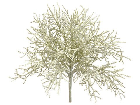 9 in --- Green / Gray Color -- Spanish Moss Artificial Flower Bush