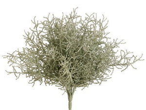 10 in --- Green / Gray Color -- Spanish Moss Artificial Flower Bush