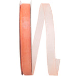 Load image into Gallery viewer, Chiffon Mono Sheer Ribbon -- Peach Color --- Various Sizes

