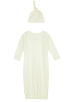 Load image into Gallery viewer, Baby Embroidery Sleep Gown Blank Set, Pearl Color
