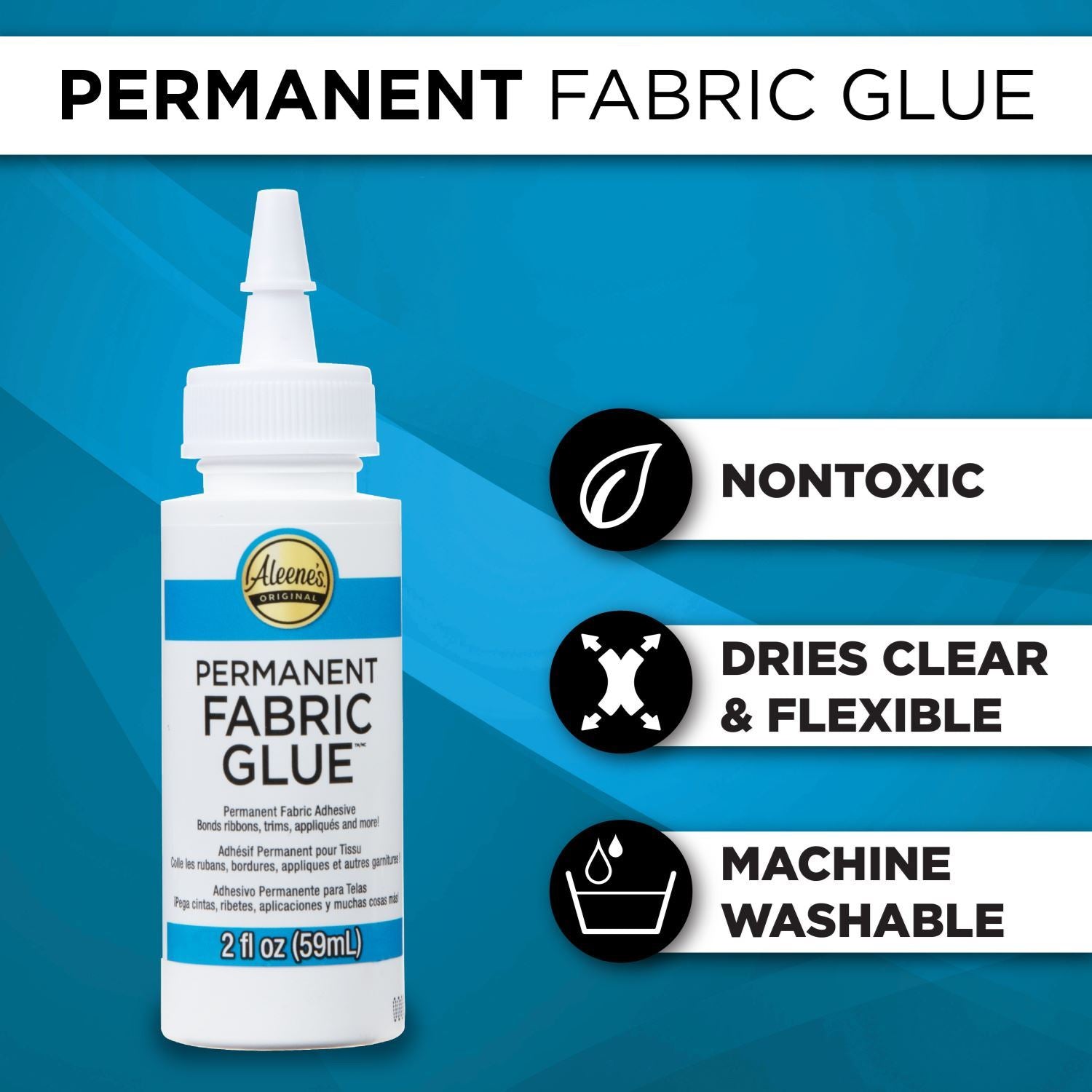 Permanent Fabric Glue Adhesive, 2 fl. Oz.,  Aleene's®