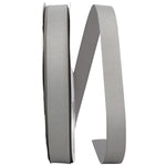 Load image into Gallery viewer, Grosgrain Texture Ribbon -- Pewter Color --- Various Sizes
