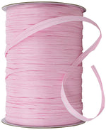 Load image into Gallery viewer, Premium - Matte Finish Raffia Ribbon --- 1/4in x 100 yards --- Pink Color
