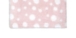 Load image into Gallery viewer, Dotted Flannel Fleece Baby Blanket, 30 x 36 in, Pink &amp; White Color
