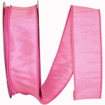 Load image into Gallery viewer, Florist Basics -- Dupioni Supreme Wired Edge Ribbon -- Pink Color - Various Sizes
