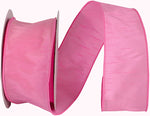 Load image into Gallery viewer, Florist Basics -- Dupioni Supreme Wired Edge Ribbon -- Pink Color - Various Sizes
