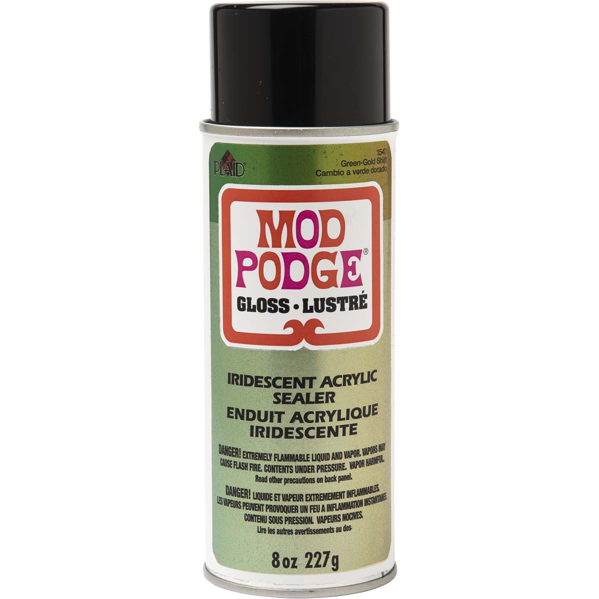 Spray Acrylic Sealer (Gloss Iridescent -- Green to Gold Shift), 11 oz.  Mod Podge®
