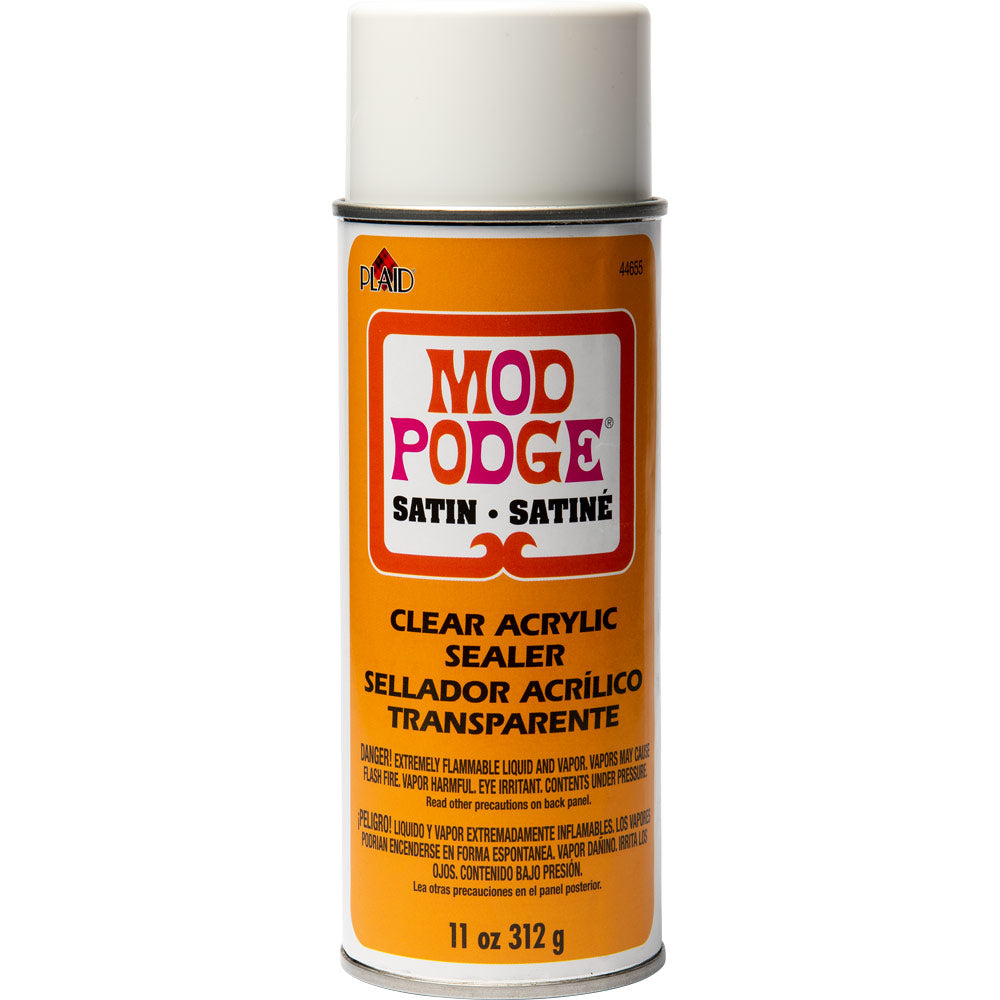 Spray Clear Acrylic Sealer (Satin), 11 oz.  Mod Podge®