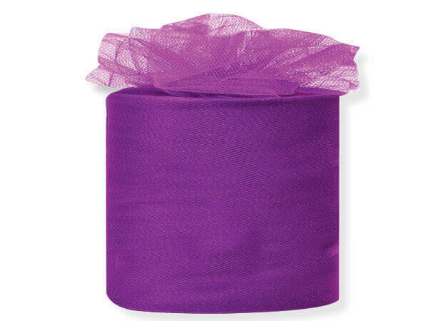 Premium Tulle Rolls - Various Sizes -- Purple Color