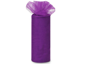 Premium Tulle Rolls - Various Sizes -- Purple Color