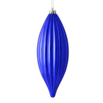 Load image into Gallery viewer, 8" -- Matte &amp; Shiny - Drilled Line Finial Christmas Ornaments — Various Colors -- 4 Pack by Vickerman®
