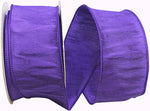 Load image into Gallery viewer, Florist Basics -- Dupioni Supreme Wired Edge Ribbon -- Purple Color - Various Sizes

