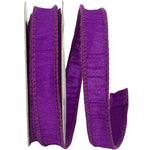 Load image into Gallery viewer, Florist Basics -- Dupioni Supreme Wired Edge Ribbon -- Purple Color - Various Sizes
