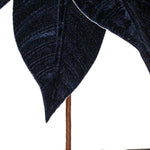 Load image into Gallery viewer, Midnight Blue Color - Poinsettia Velvet Stem - Artificial Flower Christmas Decoration --- 18” Bloom / 21.5” Length --- 2 per Bag --- by Vickerman®
