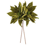 Load image into Gallery viewer, Green Lime Color - Poinsettia Velvet Stem - Artificial Flower Christmas Decoration --- 18” Bloom / 21.5” Length --- 2 per Bag --- by Vickerman®

