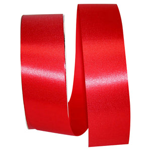 Florist Basics -- Acetate / Satin Supreme Cooler Ribbon -- Red Color --- Various Sizes
