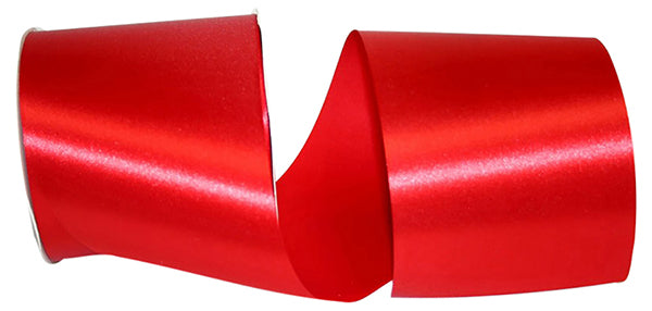 Florist Basics -- Acetate / Satin Supreme Cooler Ribbon -- Red Color --- Various Sizes
