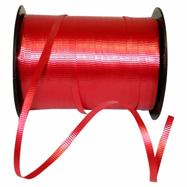 Curling Ribbon --- 3/16 in x 500 yards --- Red Color