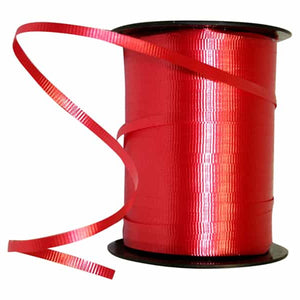 Curling Ribbon --- 3/16 in x 500 yards --- Red Color