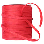 Load image into Gallery viewer, Paper Raffia Ribbon --- 1/4in x 100 yards --- Red Color

