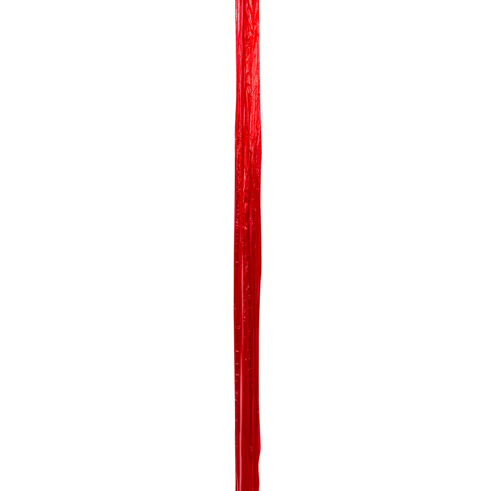 Rafia Ras Premium - Pearl Finish Raffia Ribbon --- 1/4in x 100 yards --- Red Ras ...