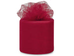 Load image into Gallery viewer, Premium Tulle Rolls - Various Sizes -- Red Ruby Color
